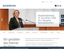 Tablet Screenshot of euromicron.de